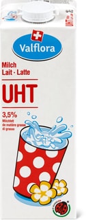 Valflora lait UHT IP Suisse