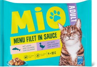 Mio Adult Menu filetto in salsa con anatra e con salmone