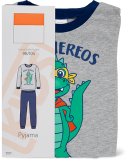 BOYS' PYJAMA_3-4 // 98/10,light grey