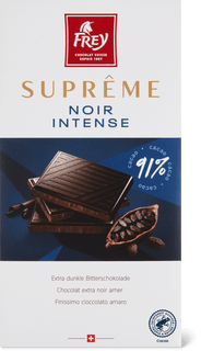 Frey Suprême  Tafelschokolade Noir Intense 91% Cacao