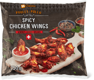 M-Classic Spicy Chicken Wings gewürzt