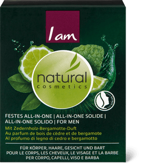 I am Natural Cosmetics  All-in-One solido Men