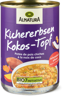 Alnatura Bio Kichererbsen Kokos-Topf orientalisch-pikant