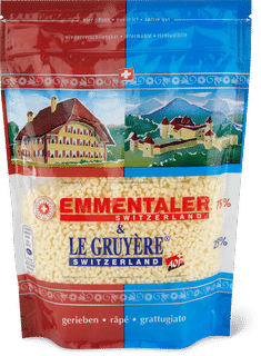 Emmentaler & Gruyère grattugiato