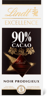 Lindt excellence 90% cacao