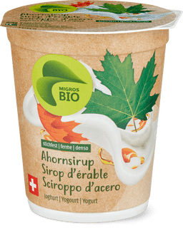 Migros Bio yogurt sciroppo d'acero