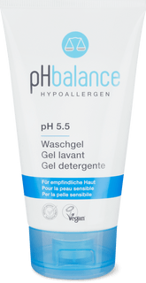 pH balance gel detergente