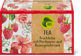 Bio Früchtetee Himbeere & Rose
