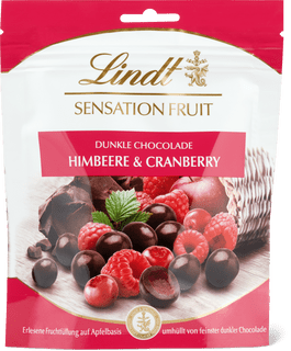 Lindt sensation Lampone & cranberry