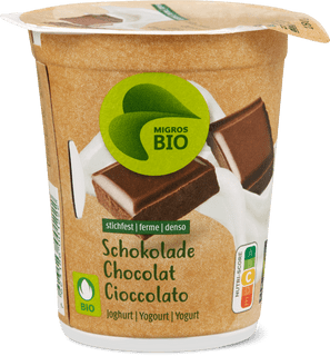 Migros Bio Fairtrade yogurt chocolat