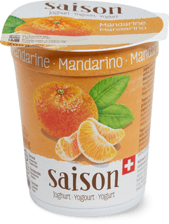 Yogourt de saison mandarine