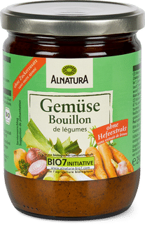 Alnatura Bio Gemüsebouillon ohne Zuckerzusatz, ohne Hefeextrakt