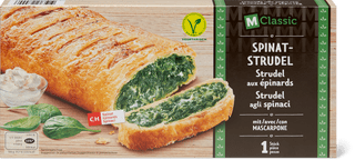 M-Classic Spinat-Strudel  mit Mascarpone