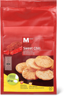 M-Classic aha! Reiswaffel Sweet Chili