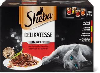 Sheba delikatesse Gelée carne