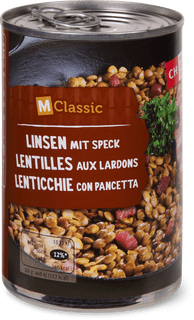 M-Classic Lentils With Bacon