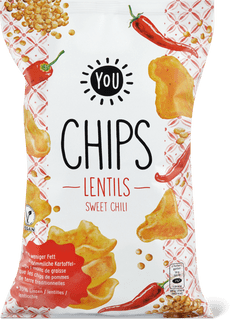 YOU Chips de lentilles chili doux