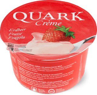 Crema al quark fragola